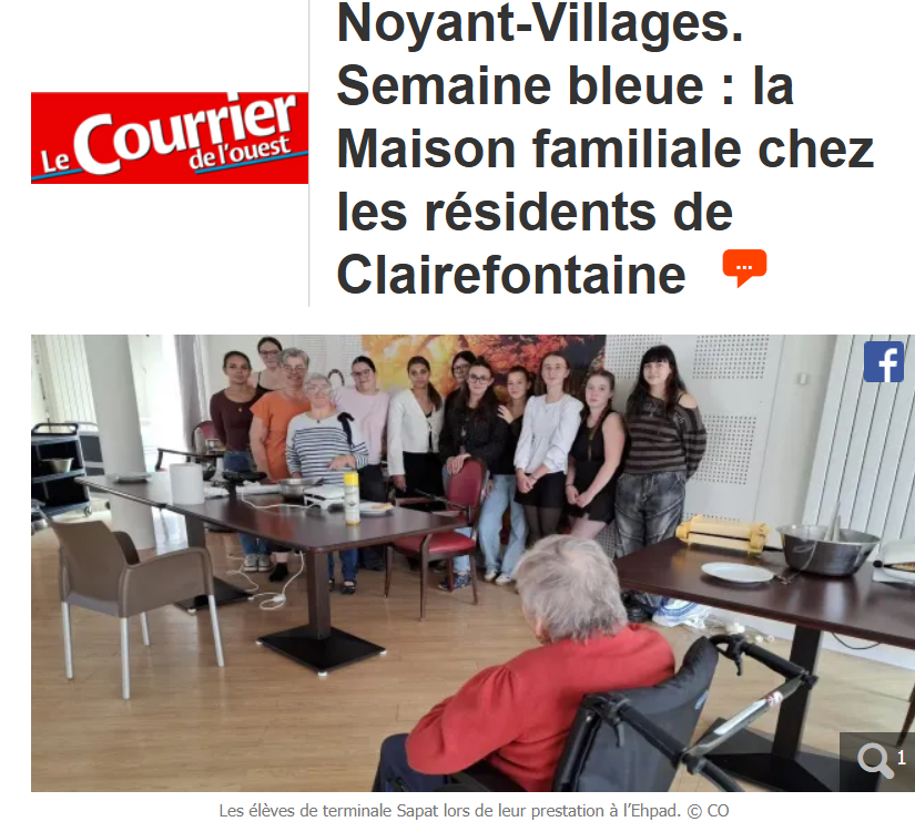 Goûter avec les élèves de la MFR!