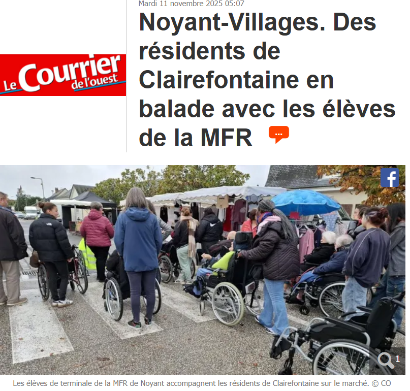 Sortie au marché pour les résidents!